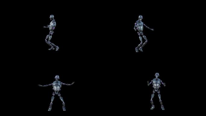 机器人男孩舞蹈