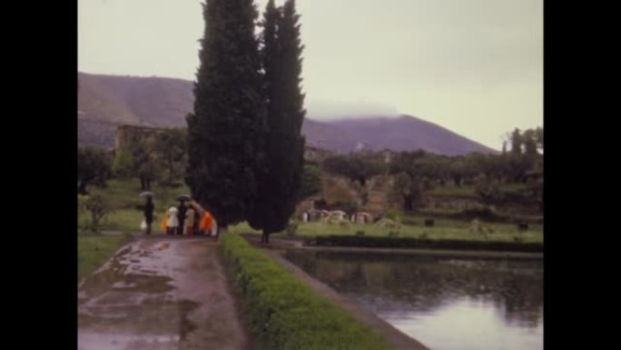 1974年，罗马，阿德里安娜别墅