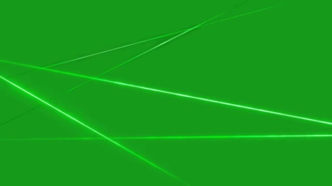闪亮激光光线绿色屏幕运动图形