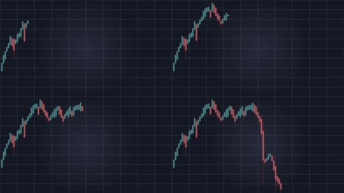 股市崩盘的模拟图