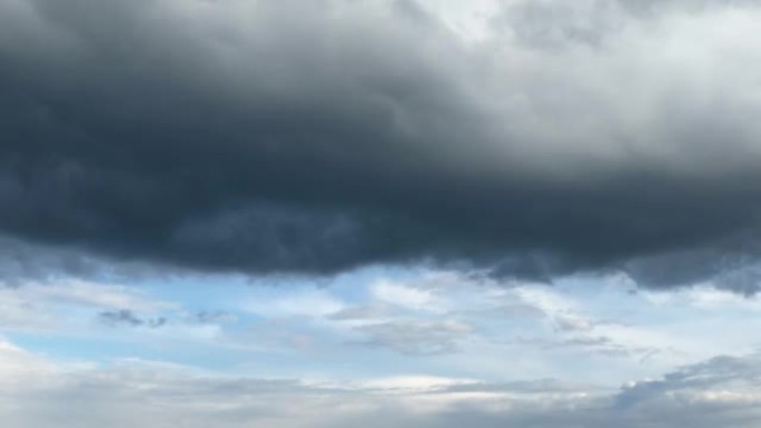 黑暗移动云的风暴Cloud_Time-lapse视频