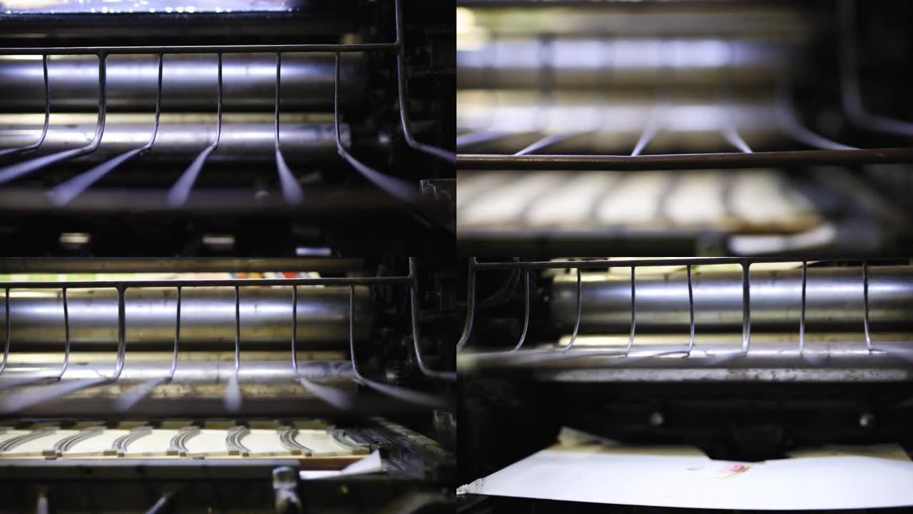 自动机器在用纸切割时出现故障