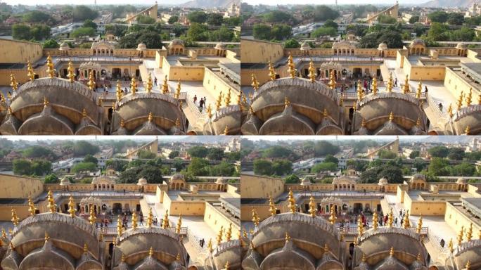 从哈瓦玛哈尔宫俯瞰斋浦尔——印度