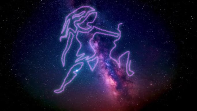 根据星座的星座双子座是在银河系的宇宙星空中使用发光线绘制的。生肖是逐渐绘制的，模仿铅笔，然后阴影。