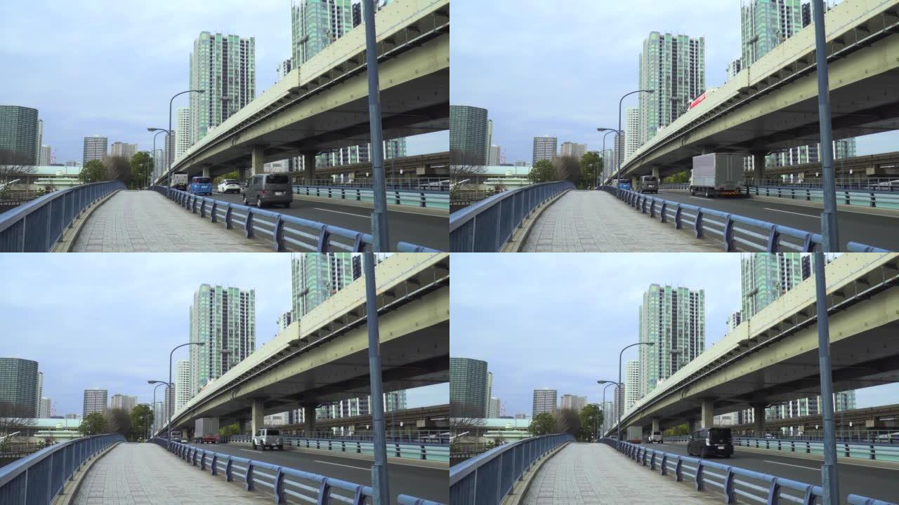 桥梁和公路高架桥桥梁和公路高架桥车流日本