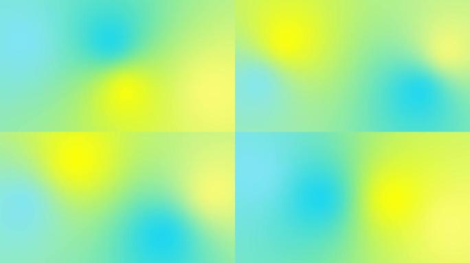 Tamarama和黄色渐变运动背景循环。移动彩色模糊动画。柔和的色彩过渡。唤起积极的电，能量，轻快，
