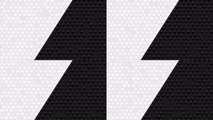 带点的黑白技术几何运动背景对比