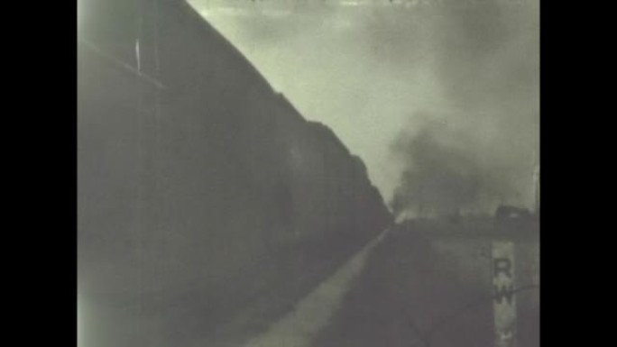 美国1948，火车在轨道上