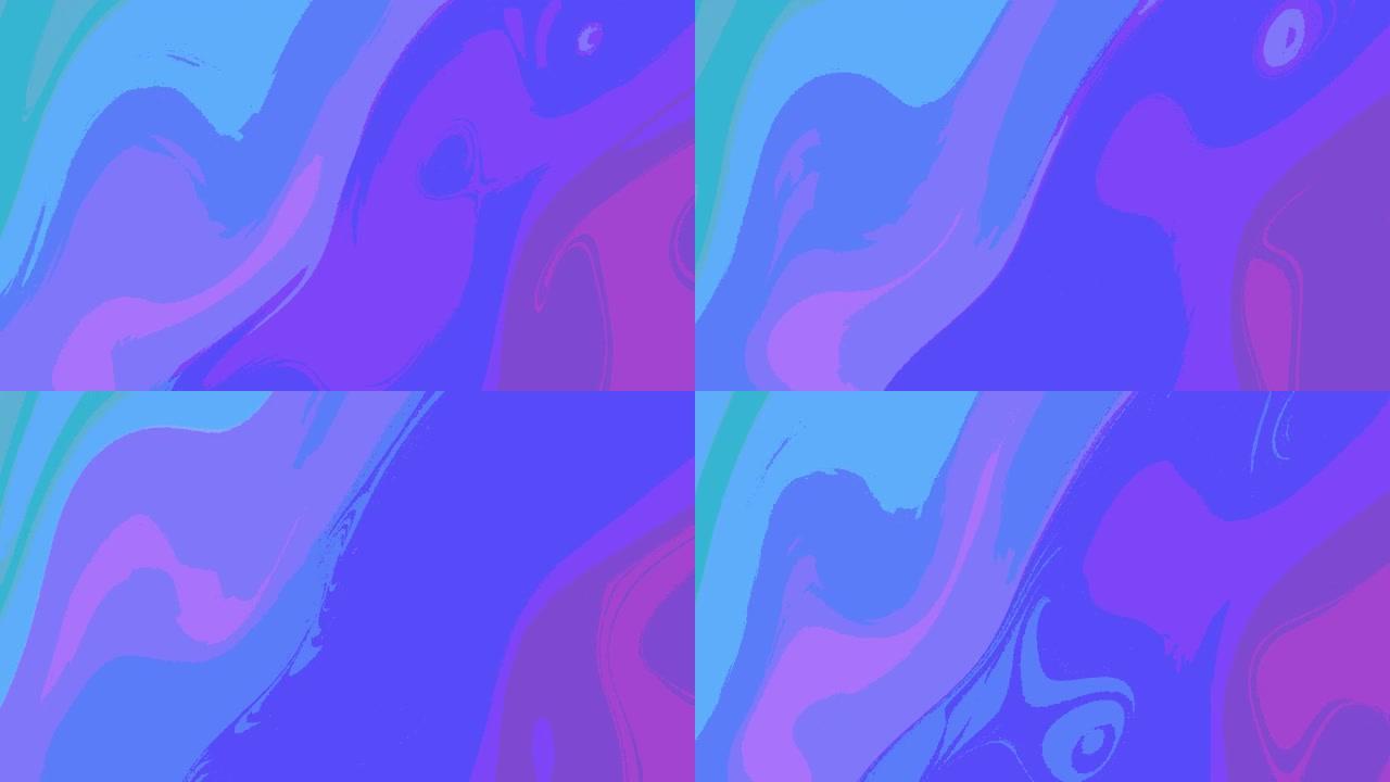 蓝紫色渐变流体渐变运动抽象背景