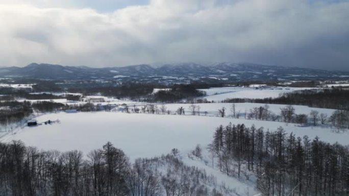 平福和新雪谷景观的鸟瞰图