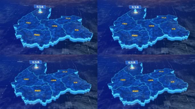 朔州市右玉县蓝色三维科技区位地图
