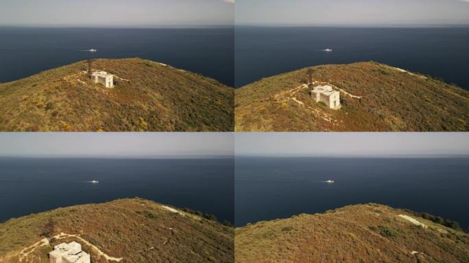 蒙特罗萨和所有风神岛的鸟瞰图