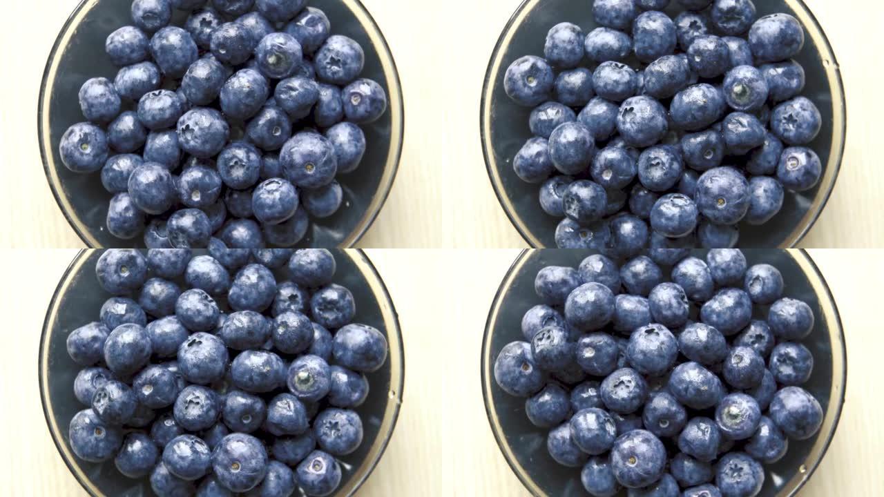 野生蓝莓。生态产品