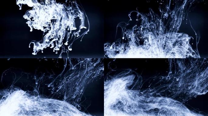 抽象宇宙慢动作液体流动商业广告电影介绍背景
