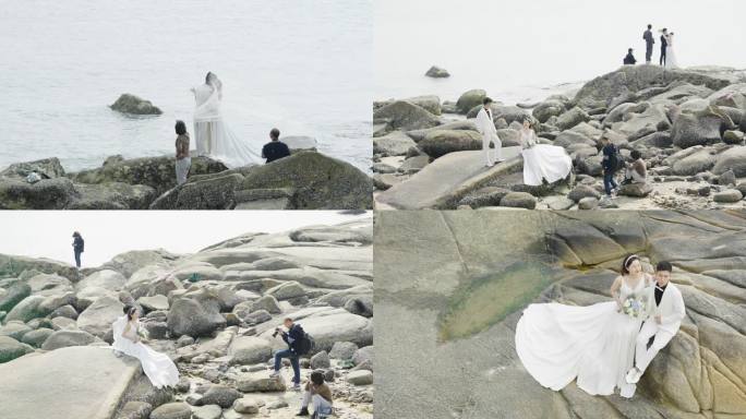 海边婚纱拍摄