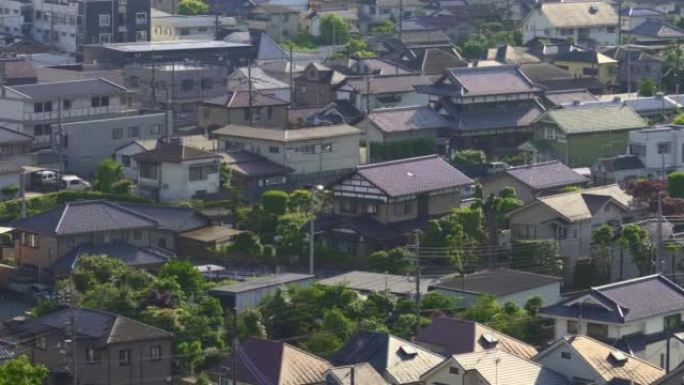 住宅区视图住宅区的小人行道日本国外小镇