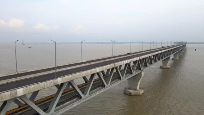 帕德玛多用途桥。孟加拉国的基础设施发展