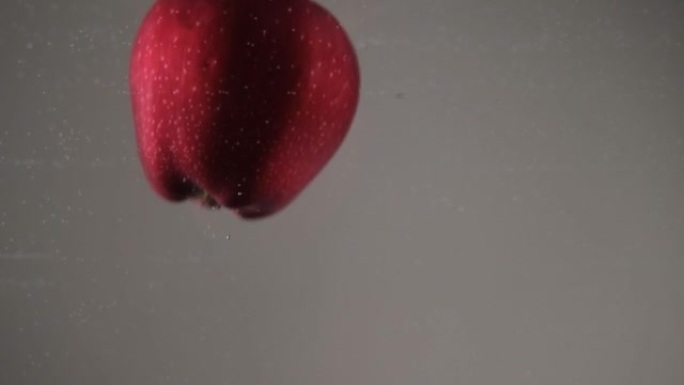 red apples, bubbles