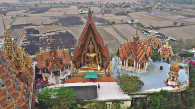 Wat Tham Suea(虎洞寺)泰国佛教寺庙山虎洞寺