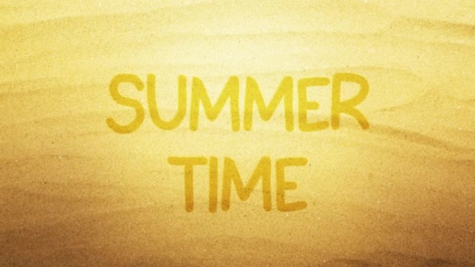 夏季文字动画背景股票视频-假期，派对，沙，海，夏天的时间，日光浴，游泳，假期，假期的概念