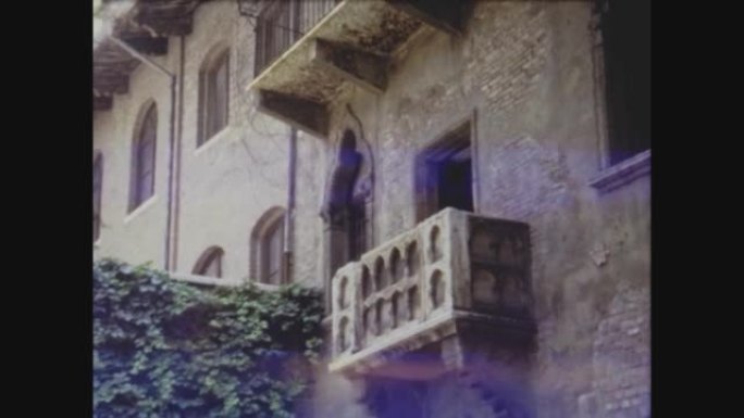 意大利1971，罗密欧与朱丽叶阳台在维罗纳