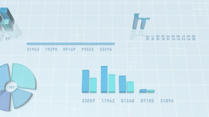 用于评估和预测未来商业投资的数字图表。