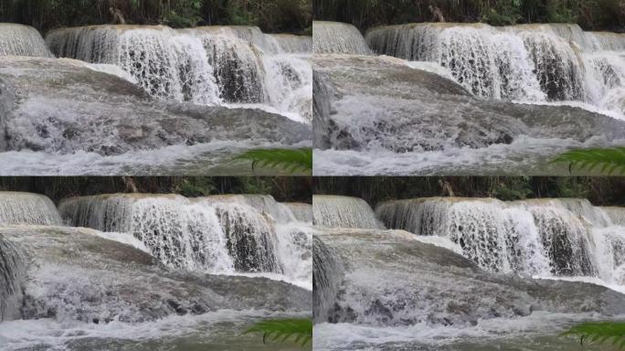 邝斯瀑布在老挝琅勃拉邦