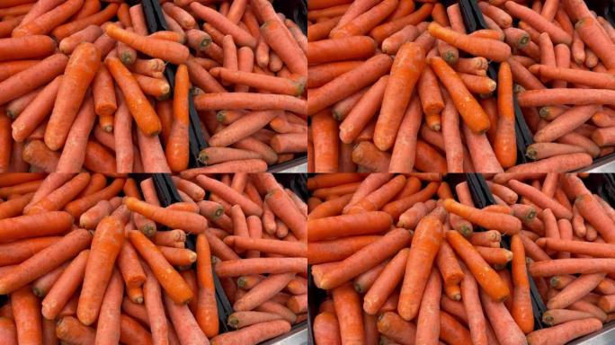 胡萝卜新鲜收获市场商店健康膳食食品饮食零食复制空间食品背景酮或古饮食素食或素食