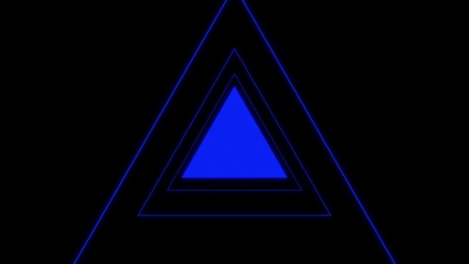 抽象三角形形状动画背景4k