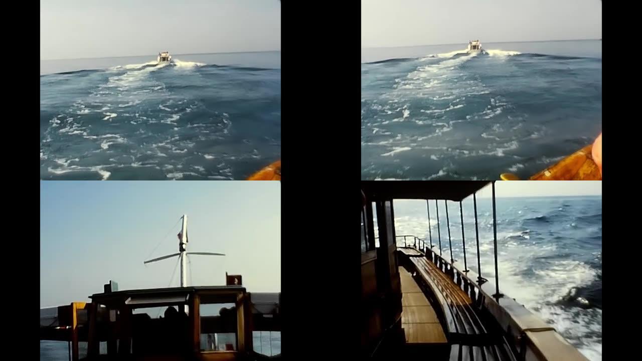 70年代在海上航行的船