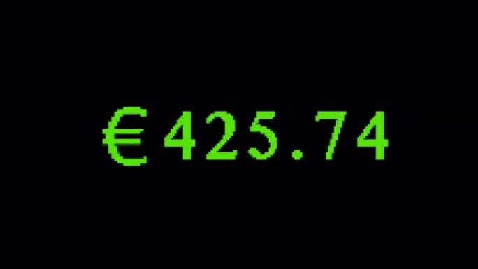 钱柜。欧洲货币-欧元。电子账户的利润。1000 €。