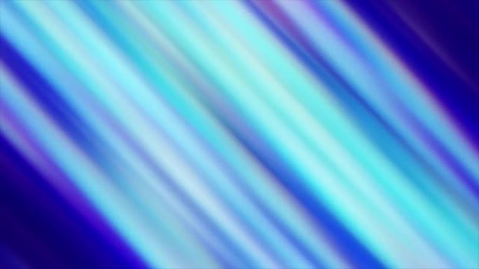 蓝色系北极光对角射线的抽象可视化，无缝循环。动。深蓝色背景上的北极光。
