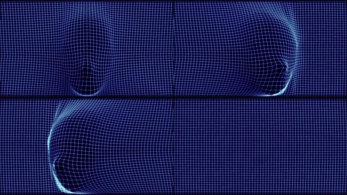 3D网格动画。人头。