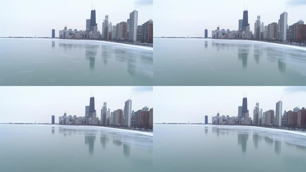 伊利诺伊州芝加哥冬季