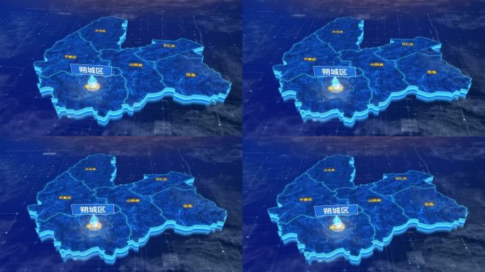 朔州市朔城区蓝色三维科技区位地图