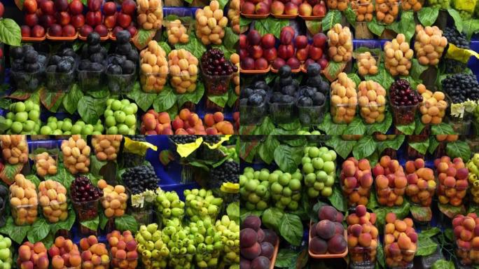 水果和蔬菜视频，土耳其伊斯坦布尔Cengelkoy Uskudar
