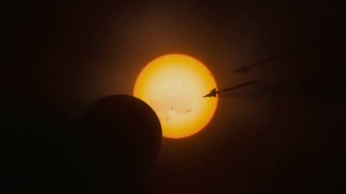 日食用三架战斗机