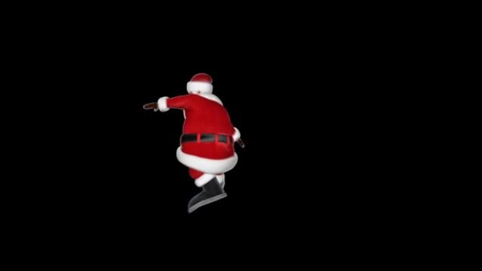 圣诞老人跳跃，体操动作，Luma哑光