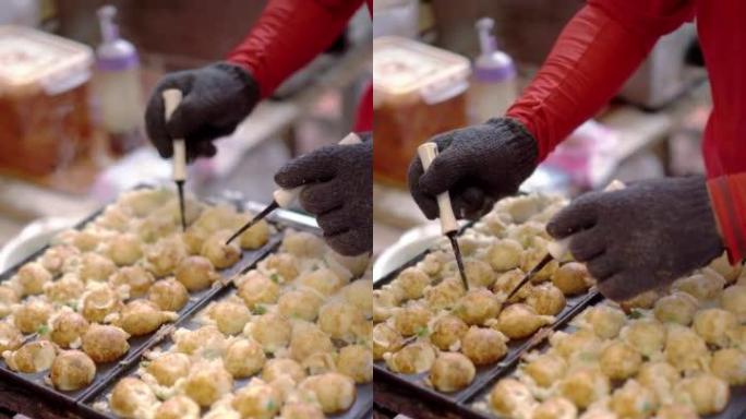 章鱼烧-日本街头美食