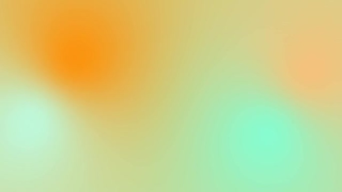 海蓝宝石和深橙色渐变运动背景循环。移动彩色模糊动画。柔和的色彩过渡。唤起积极的无限，富有同情心，保护