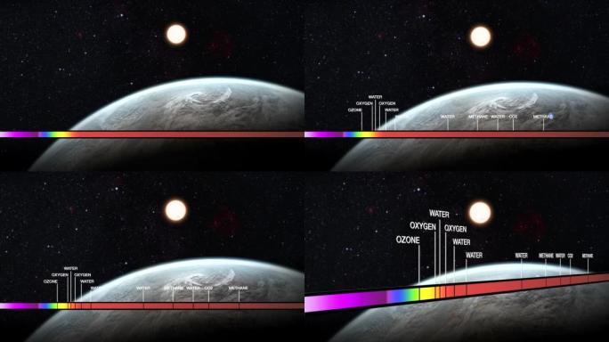 地球和太阳的光谱分析。天文光谱学