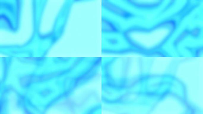 4k抽象蓝色水彩运动背景