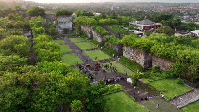 印度尼西亚巴厘岛鹰航Wisnu Kencana文化公园鸟瞰图