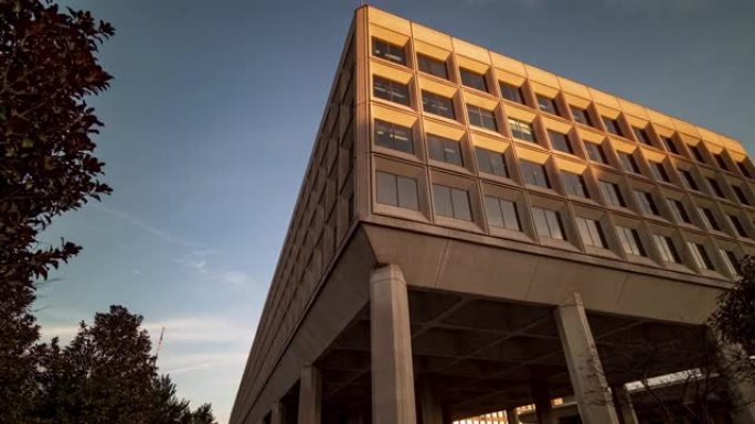 美国能源部总部James V. Forrestal Building，华盛顿特区-Time-laps