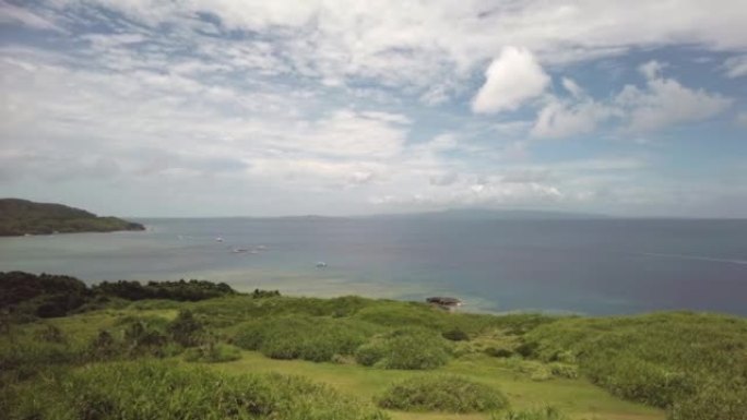 日本冲绳岛石垣岛乌根崎的美丽景观