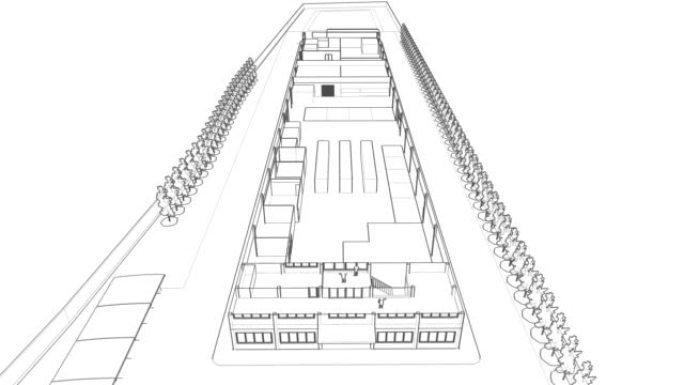 建筑图纸的三维动画