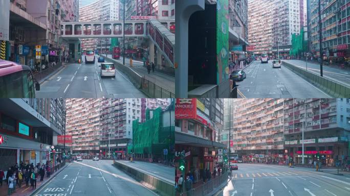 4K正版-香港双层观光巴士顶层视角05