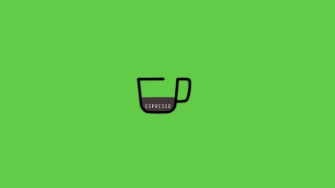 咖啡类型。浓缩咖啡，双份浓缩咖啡，美式咖啡。4k视频插图