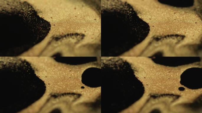 闪光混合纹理魅力背景金色黑色