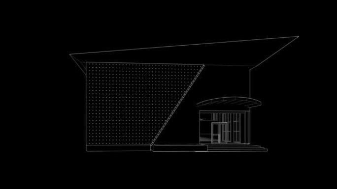 建筑图纸的三维动画